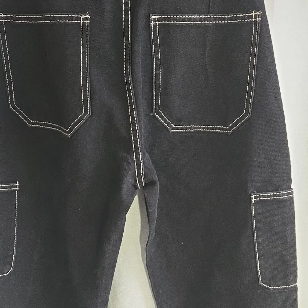 Stylish Black Kids' Jeans with Contrast Stitching